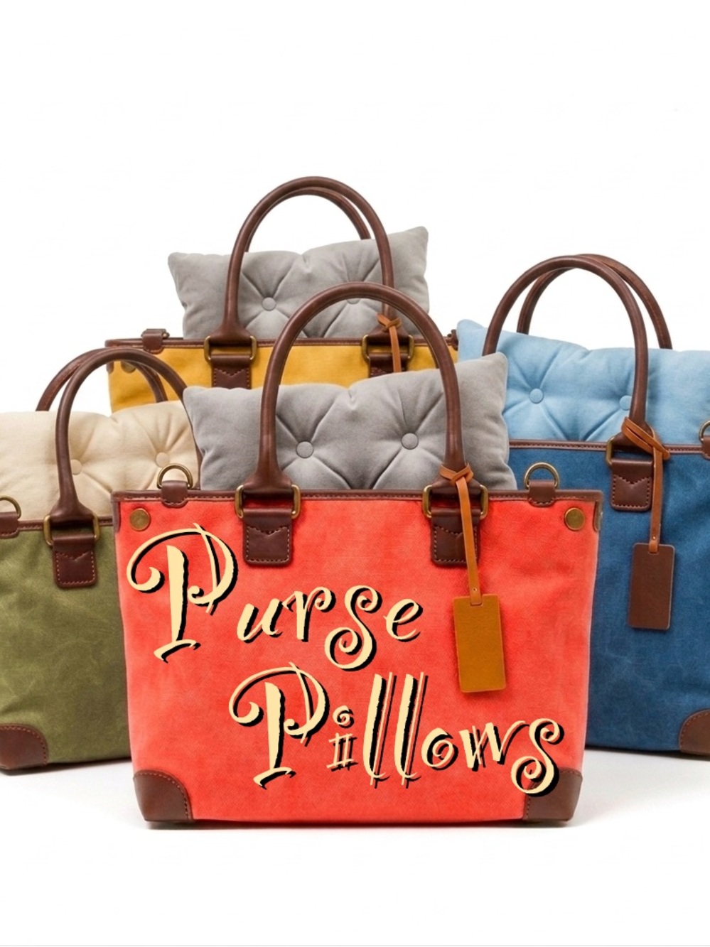 Purse Pillows NWT 15 x 9 x 5 - (BUY IT NOW)